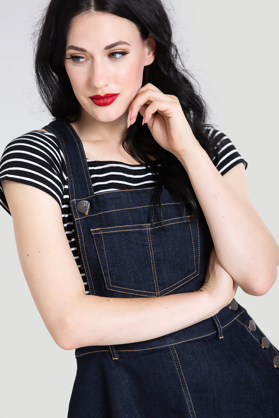 Dakota Pinafore Dress - Image 3