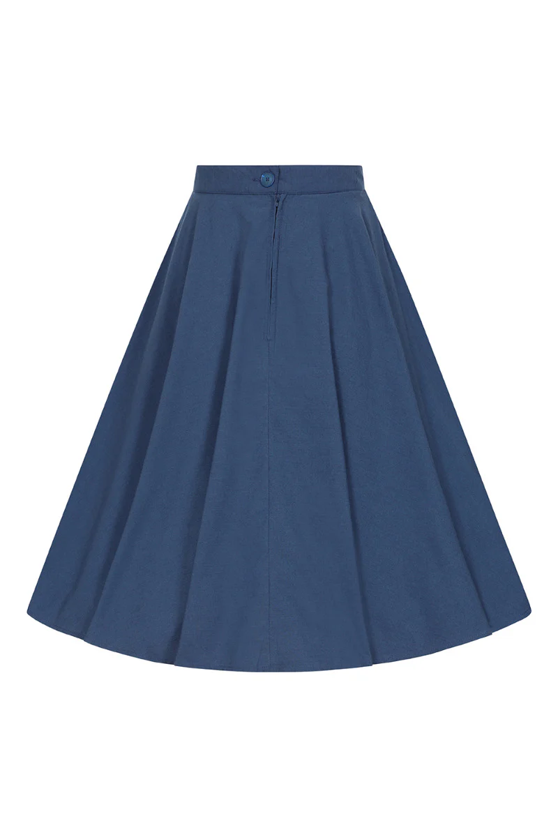 Abi 50's Skirt Navy - Image 5