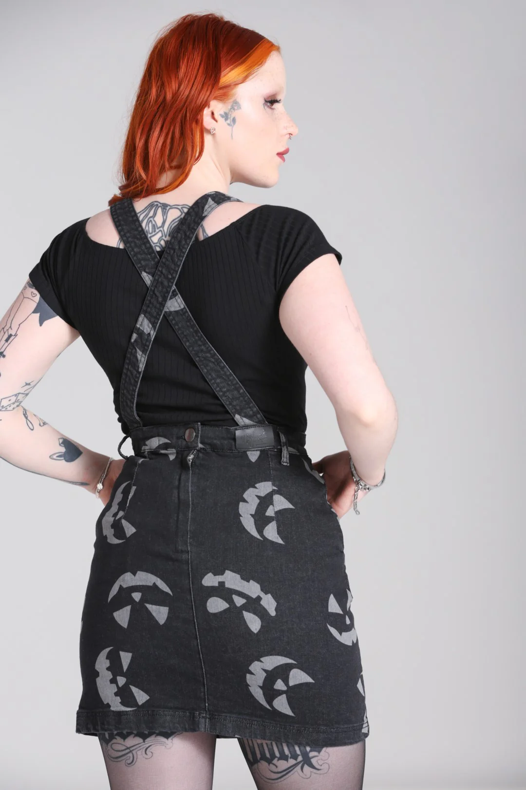 Jack-O-Lantern Pinafore Dress - Image 3
