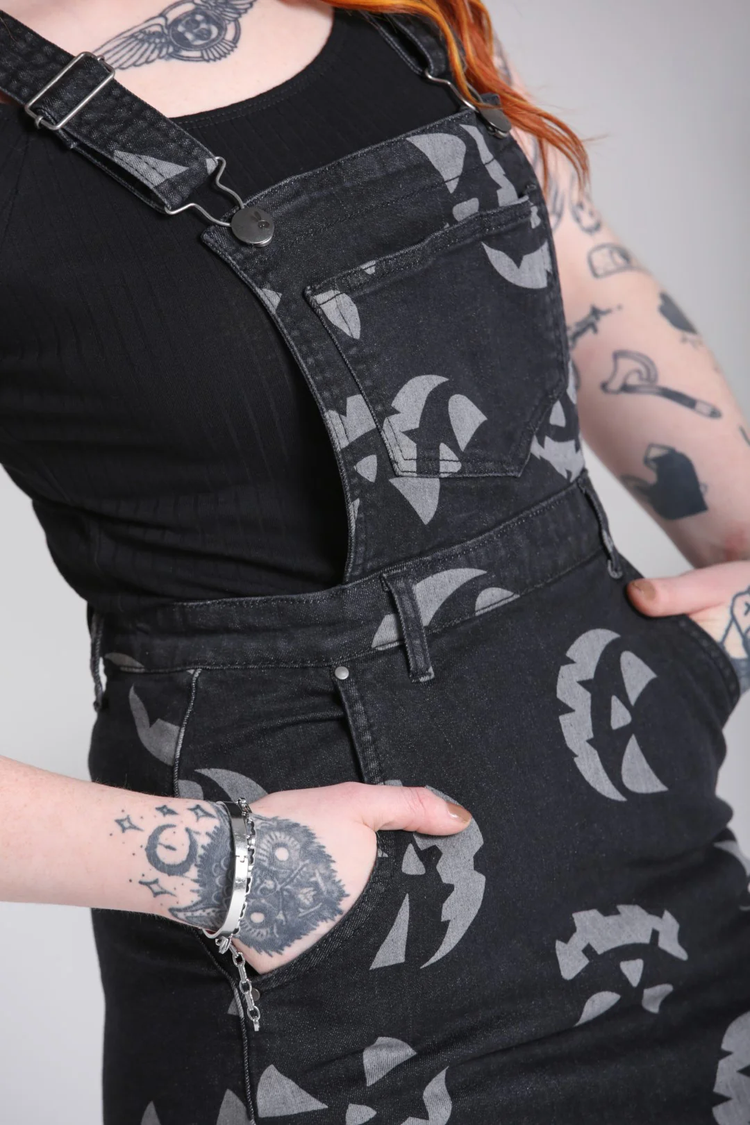 Jack-O-Lantern Pinafore Dress - Image 4