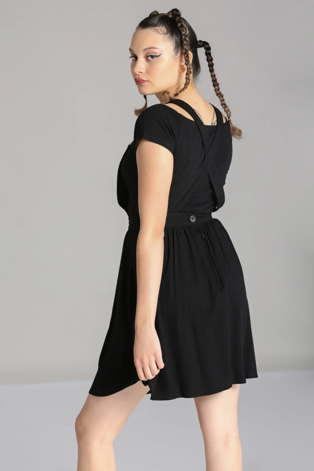 Destroya Pinafore Dress - Image 4