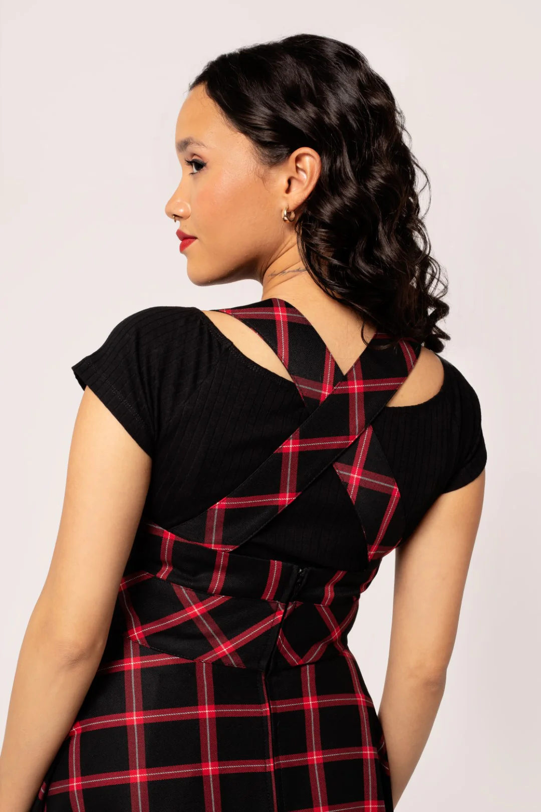 Janine Pinafore Dress - Image 4