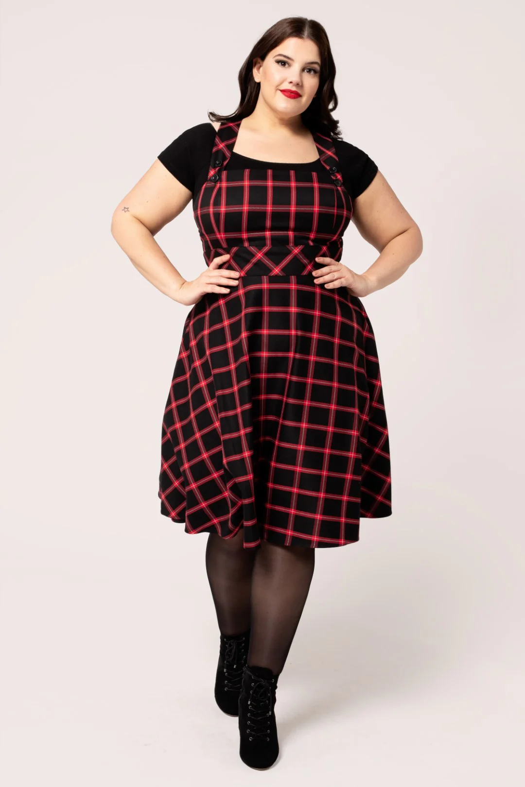 Janine Pinafore Dress - Image 5