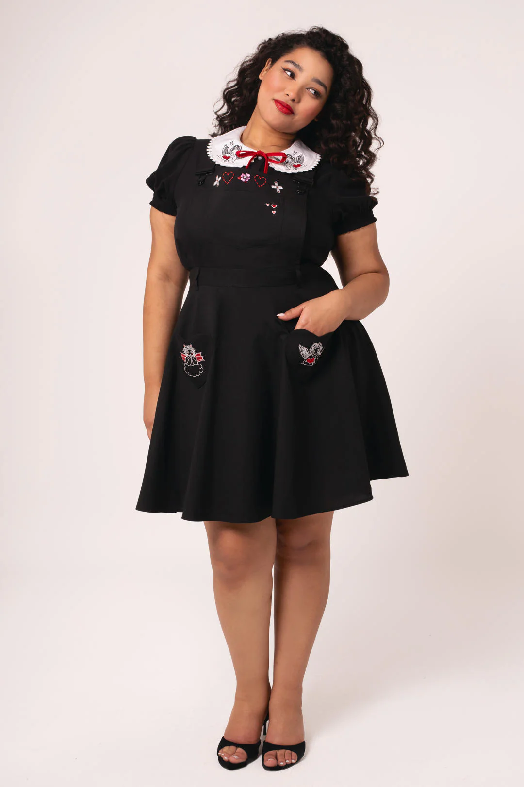 Cupid Pinafore Dress - Image 7