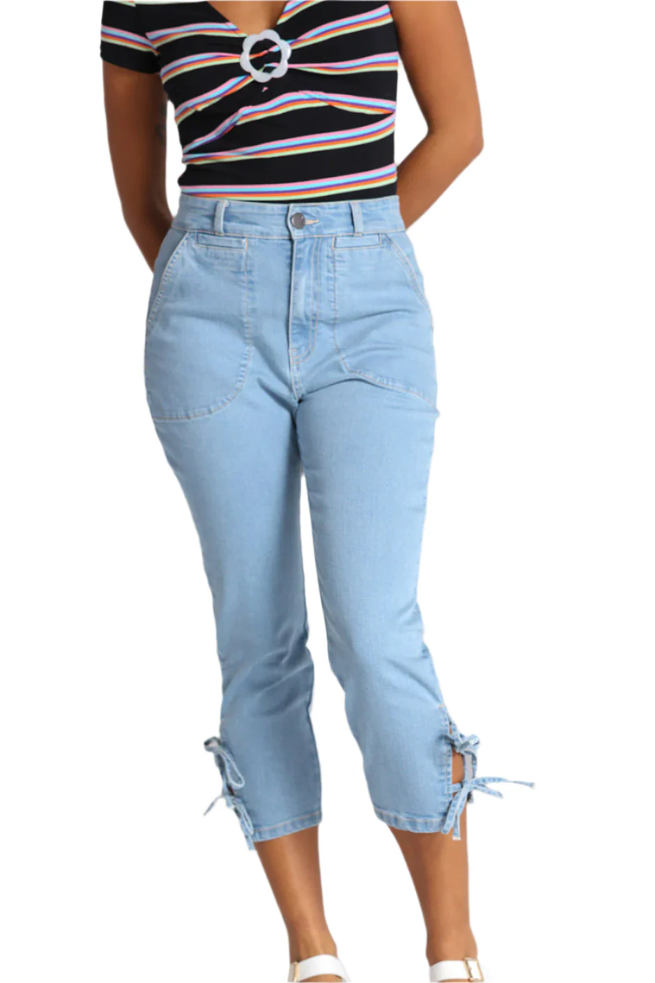 Kiralee Cropped Jeans - Image 9
