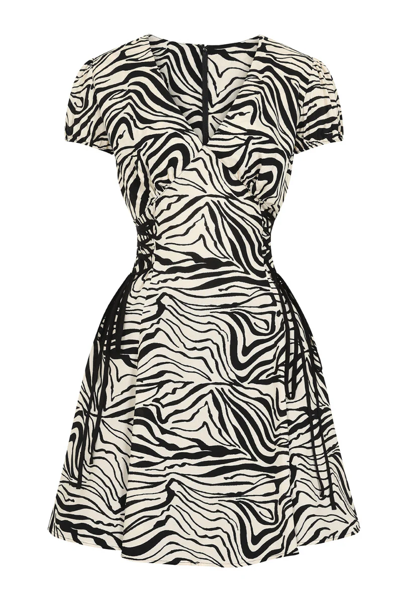 Zebra Mini Dress - Image 6