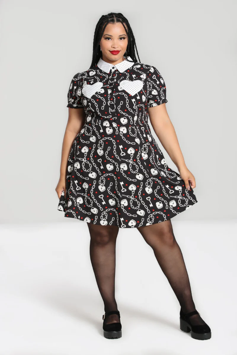 Heart Lock Mini Dress - Image 3