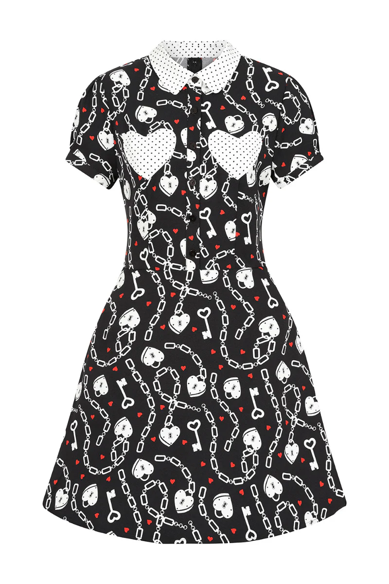 Heart Lock Mini Dress - Image 5