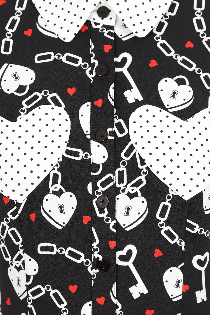 Heart Lock Mini Dress - Image 7