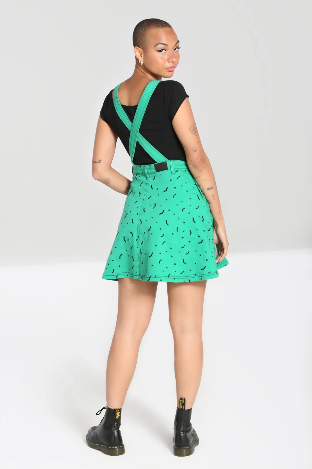 Bat Pinafore Dress - Image 2
