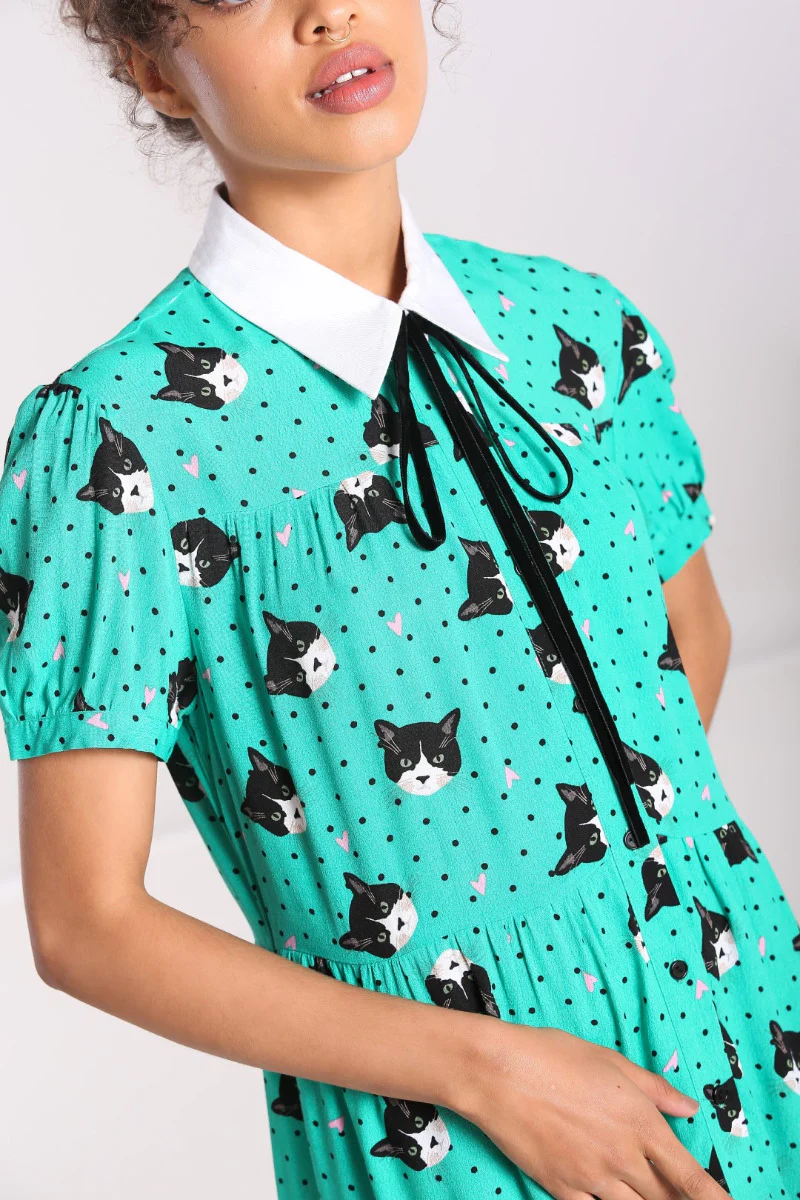 Love Cats Mini Dress - Image 4