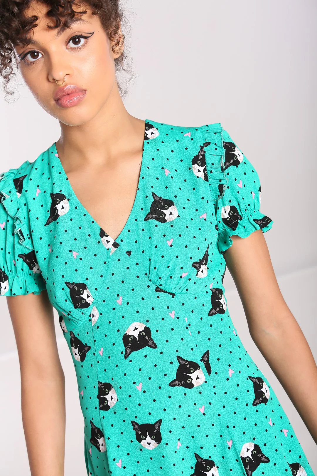 Love Cats Midi Dress - Image 12
