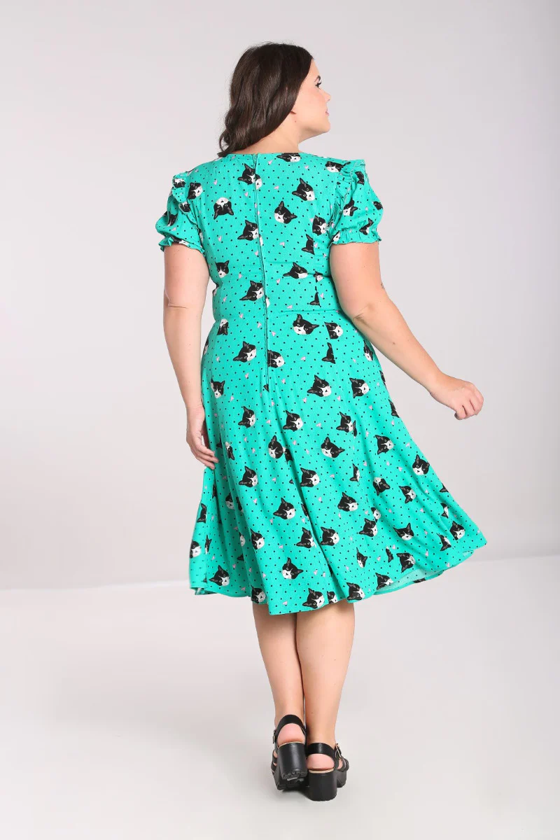 Love Cats Midi Dress - Image 3