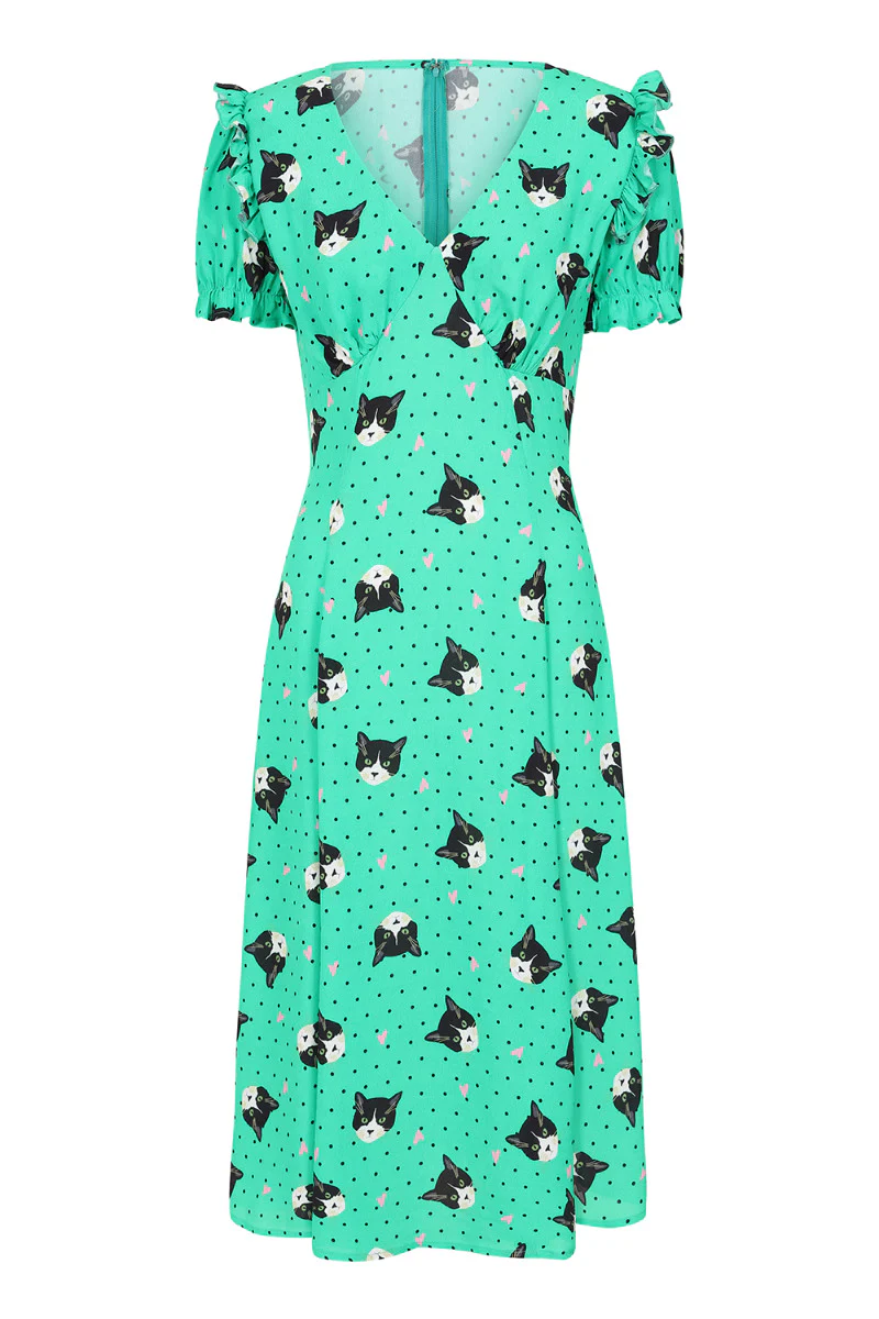 Love Cats Midi Dress - Image 6