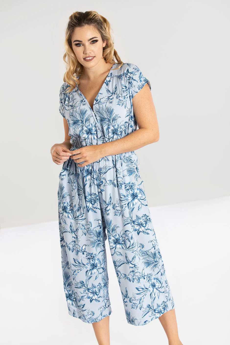 Brasilia Jumpsuit Blue - Image 3