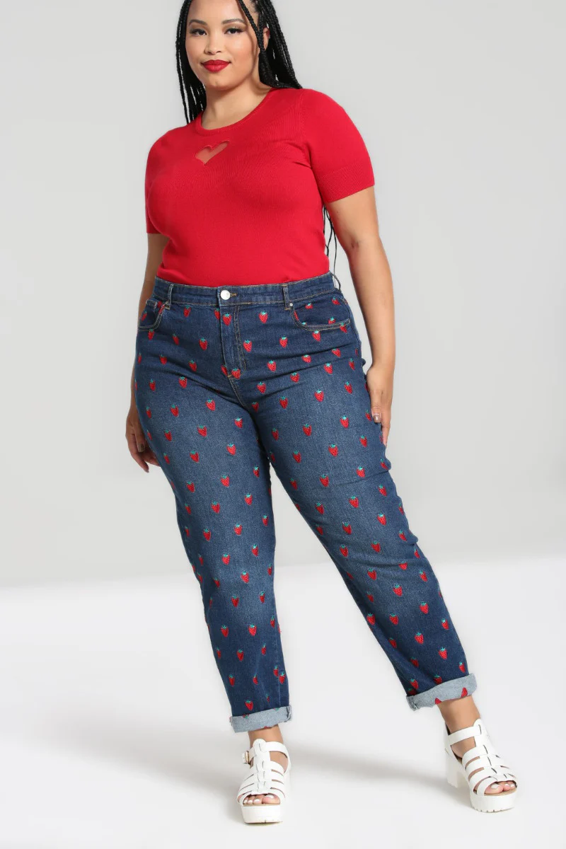 Strawberry Denim Jeans - Image 5