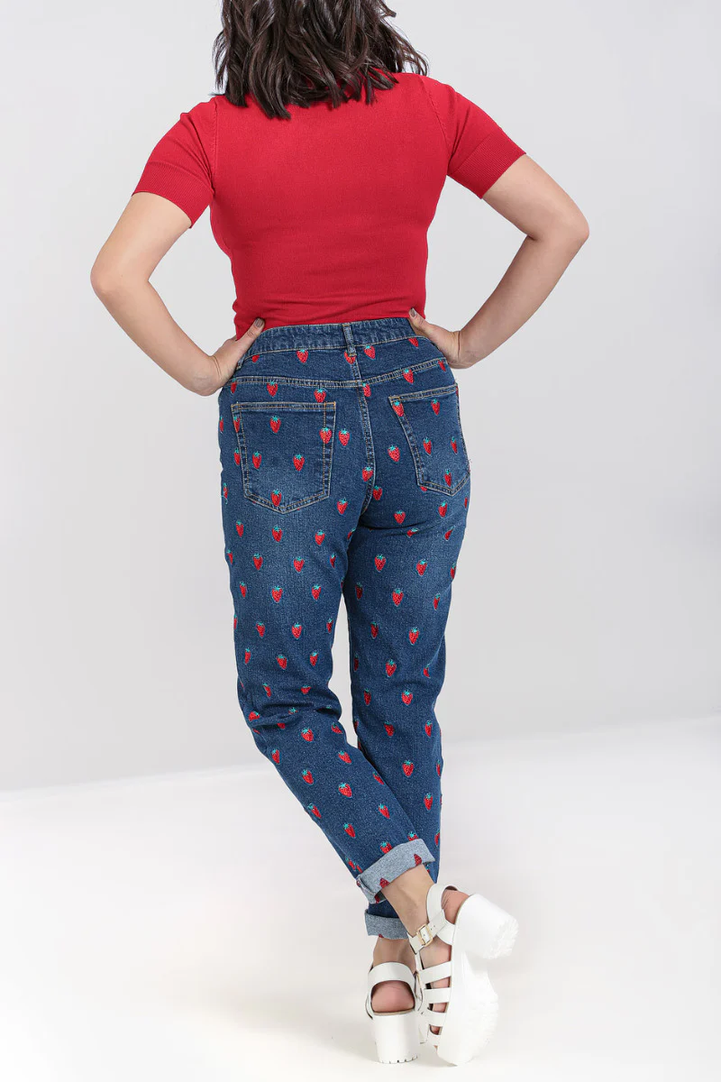 Strawberry Denim Jeans - Image 8