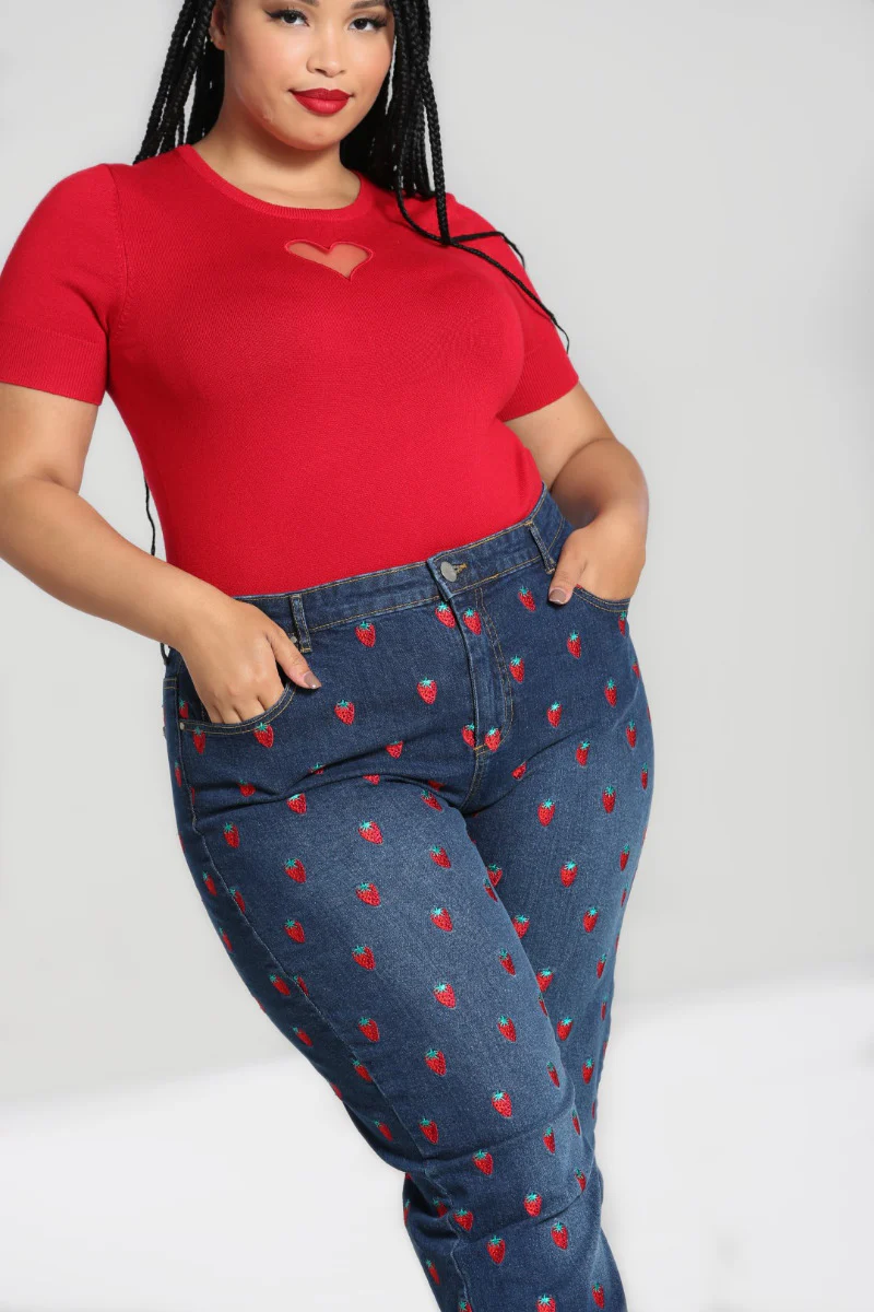 Strawberry Denim Jeans - Image 9