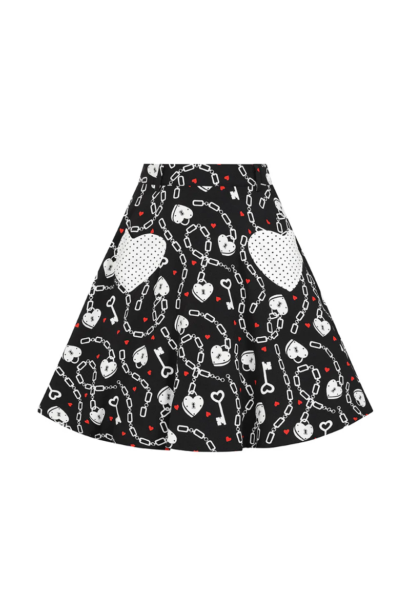 Heart Lock Mini Skirt - Image 4