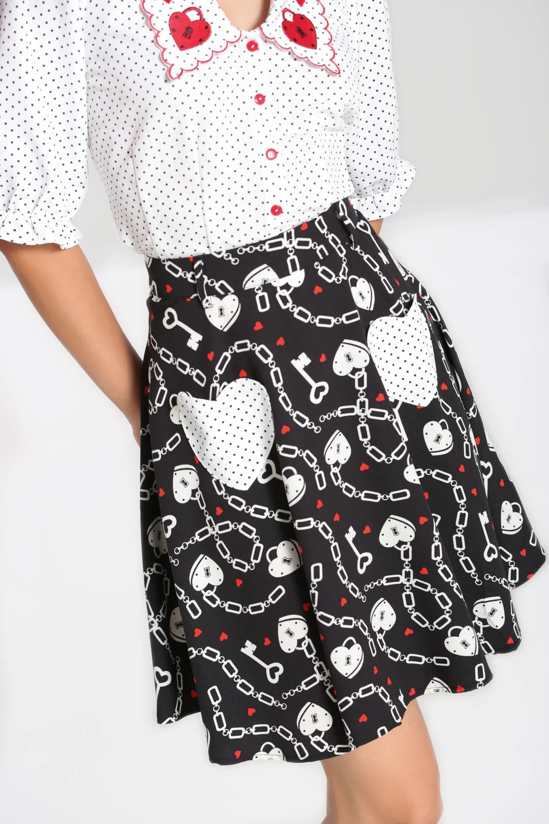 Heart Lock Mini Skirt - Image 8