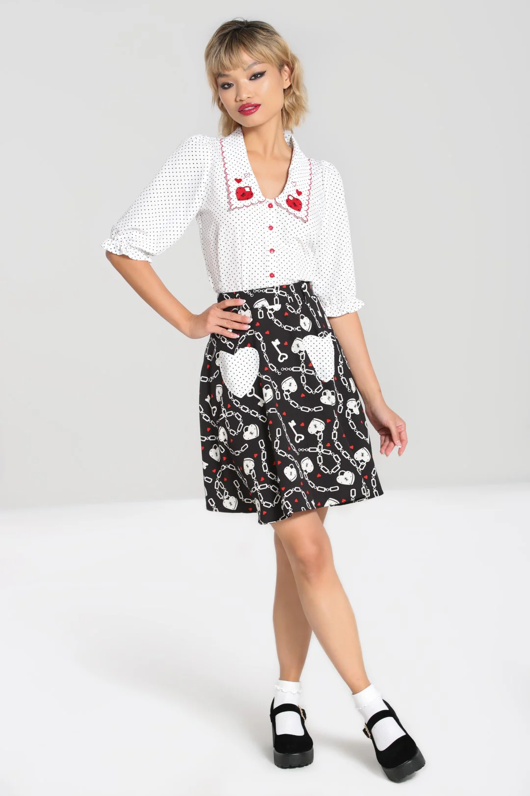 Heart Lock Mini Skirt - Image 9